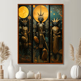 Ritual Cat Ceremony - Cat Canvas Wall Art