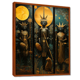 Ritual Cat Ceremony - Cat Canvas Wall Art