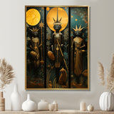 Ritual Cat Ceremony - Cat Canvas Wall Art