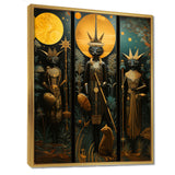 Ritual Cat Ceremony - Cat Canvas Wall Art