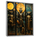 Ritual Cat Ceremony - Cat Canvas Wall Art