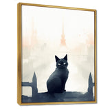 Urban Black Cat - Black Cat Wall Art