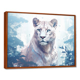 Majestic Cougar In The Jungle Faded Morning Light - Cheetah Canvas Wall Art