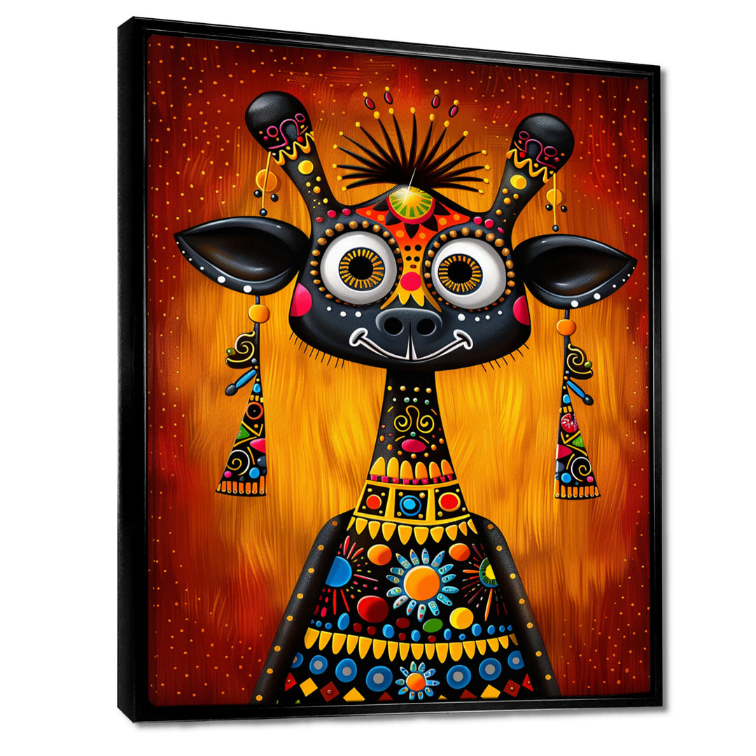 Carnivalesque Cow Colorful Boho - Cow Wall Decor