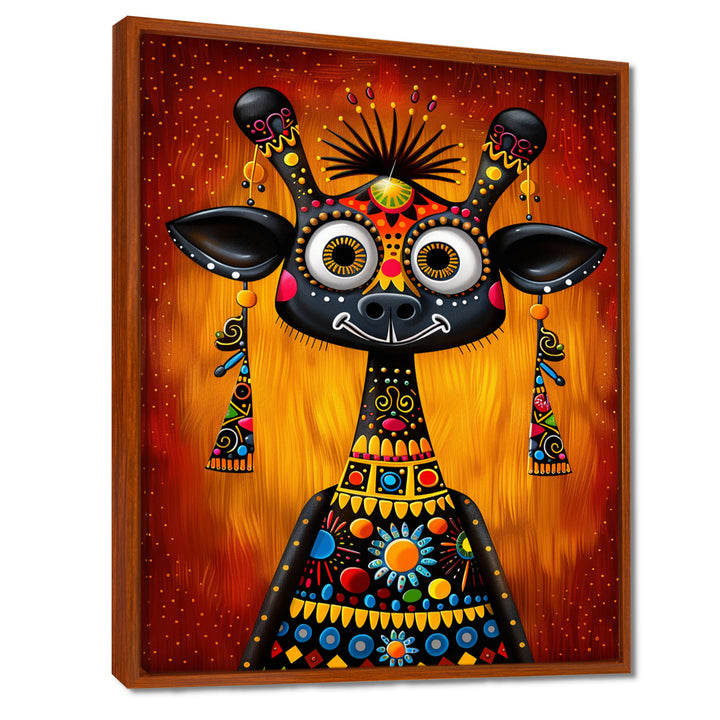 Carnivalesque Cow Colorful Boho - Cow Wall Decor