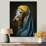 Elegant Portrait Of Greyhound - Dog Wall Art Prints