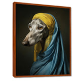Elegant Portrait Of Greyhound - Dog Wall Art Prints