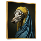 Elegant Portrait Of Greyhound - Dog Wall Art Prints