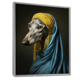 Elegant Portrait Of Greyhound - Dog Wall Art Prints