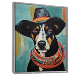 Painting Of Doberman With Black Hat - Dog Doberman Wall Art Prints