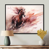 Grace Of Galloping Wild Horse - Horse Home Decor Art
