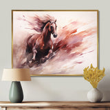 Grace Of Galloping Wild Horse - Horse Home Decor Art