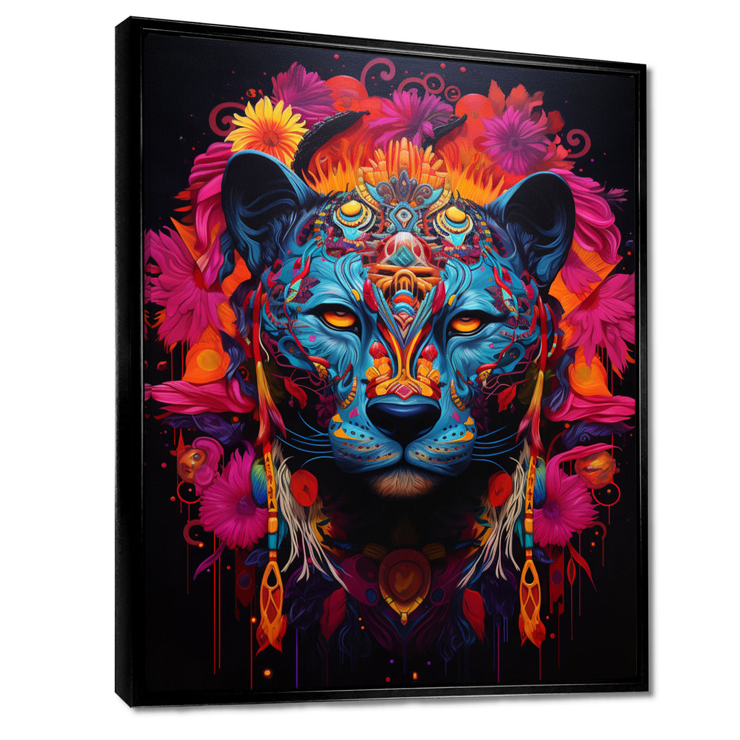 Tribe Of The Blue Jaguar - Leopard Wall Decor