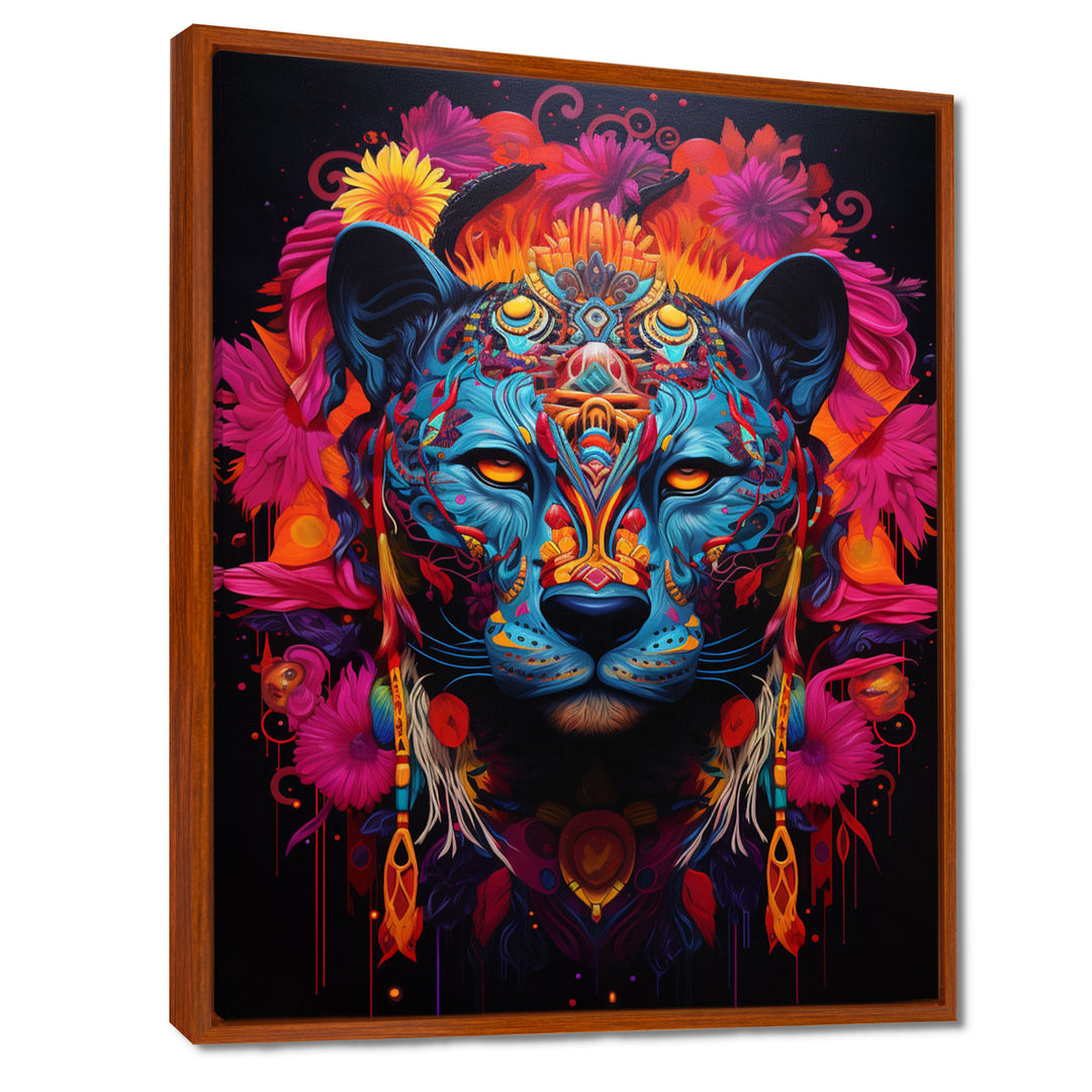 Tribe Of The Blue Jaguar - Leopard Wall Decor