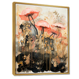Pink Jellyfish Vintage Collage - Pink Jellyfish Wall Art