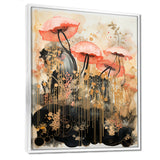 Pink Jellyfish Vintage Collage - Pink Jellyfish Wall Art