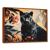 Quiet Black Panther Lurking In The Jungle - Panther Home Decor Art
