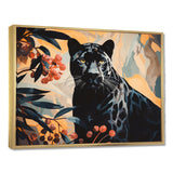 Quiet Black Panther Lurking In The Jungle - Panther Home Decor Art