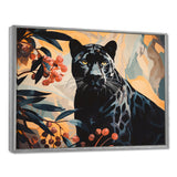 Quiet Black Panther Lurking In The Jungle - Panther Home Decor Art