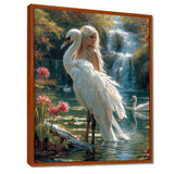 The Gracious Mystery Of The White Swan - Swans Bedroom Wall Art