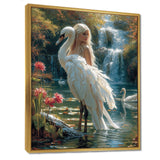 The Gracious Mystery Of The White Swan - Swans Bedroom Wall Art