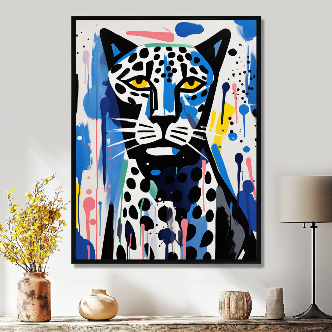 Abstract Portrait Of A Sad Tiger - Tiger Wall Decor