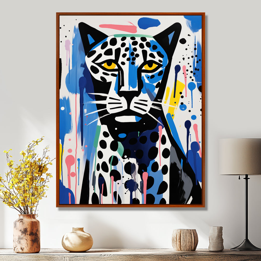 Abstract Portrait Of A Sad Tiger - Tiger Wall Decor
