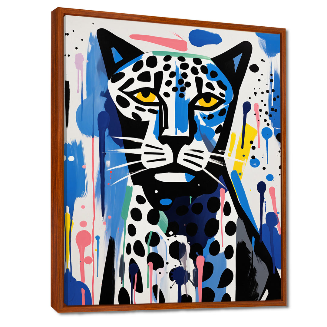 Abstract Portrait Of A Sad Tiger - Tiger Wall Decor