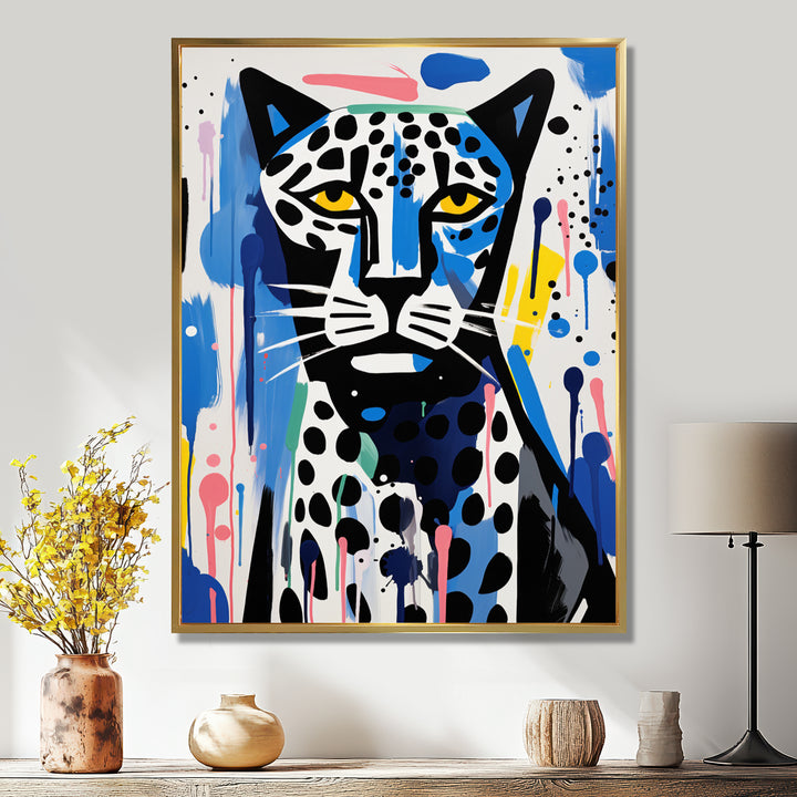 Abstract Portrait Of A Sad Tiger - Tiger Wall Decor