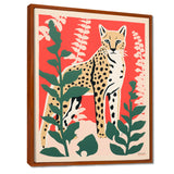 Tiger Lurking In The Forest Retro Illustration - Tiger Wall Art Prints