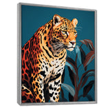 Portrait Of Gracious Tiger At Dusk - Tiger Framed Canvas Art