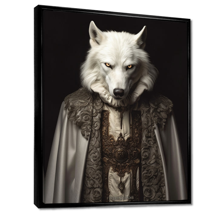 White Wolf Wisdom Of Noble Grace - Wolf Wall Art Prints
