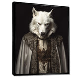White Wolf Wisdom Of Noble Grace - Wolf Wall Art Prints