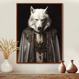 White Wolf Wisdom Of Noble Grace - Wolf Wall Art Prints