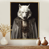 White Wolf Wisdom Of Noble Grace - Wolf Wall Art Prints