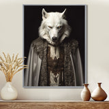 White Wolf Wisdom Of Noble Grace - Wolf Wall Art Prints