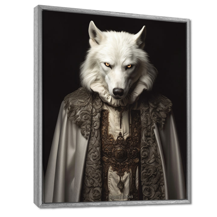 White Wolf Wisdom Of Noble Grace - Wolf Wall Art Prints