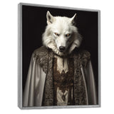 White Wolf Wisdom Of Noble Grace - Wolf Wall Art Prints