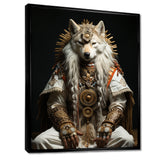 White Wolf Shaman Tribal Wisdom - White Wolf Wall Art