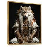 White Wolf Shaman Tribal Wisdom - White Wolf Wall Art