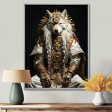 White Wolf Shaman Tribal Wisdom - White Wolf Wall Art