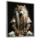 White Wolf Shaman Tribal Wisdom - White Wolf Wall Art