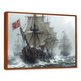 Maritime Sailboat Expedition Conquering The Unknown - Boat Canvas Wall Art