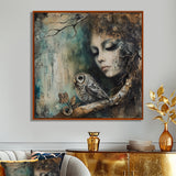 Mystery Of The Owl Portrait - Owl Home Decor Art