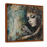 Mystery Of The Owl Portrait - Owl Home Decor Art