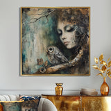 Mystery Of The Owl Portrait - Owl Home Decor Art