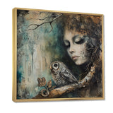 Mystery Of The Owl Portrait - Owl Home Decor Art