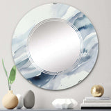 Blue Whirlwind II - Abstract Wall Mirror