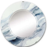 Blue Whirlwind II - Abstract Wall Mirror