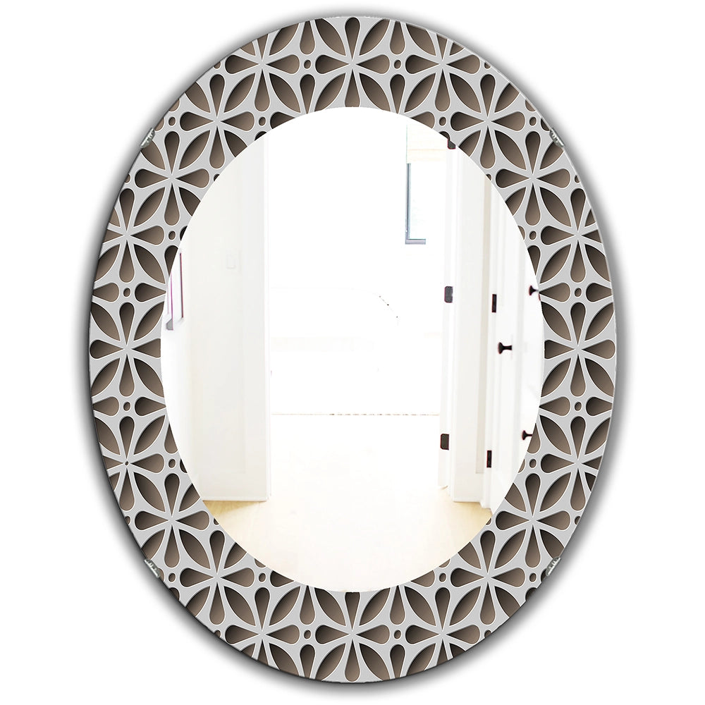 Abstract Large Wall Mirror - Scandinavian - Round Mirror